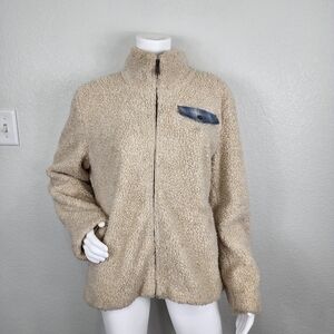 Pendleton Sherpa Cream Wool Jacket Size XL